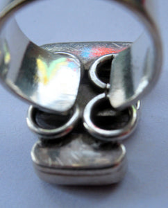 Vintage Scottish Designer Ring. Solid Silver by Chris Lewis