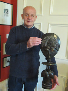 Robert Thornton with African Ashanti Fertility Figure