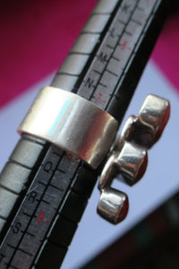 Vintage Scottish Designer Ring. Solid Silver by Chris Lewis