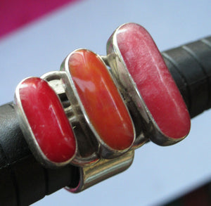 Vintage Scottish Designer Ring. Solid Silver by Chris Lewis