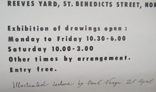 Load image into Gallery viewer, Pencil Signed 1980s Exhibition Poster: Paul Neagu Norwich

