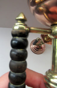 Pair Large Benham and Froud Christopher Dresser Aesthetic Movement Candlesticks