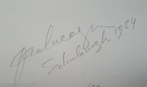 Pencil Signed 1980s Exhibition Poster: Paul Neagu Norwich