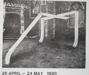 Pencil Signed 1980s Exhibition Poster: Paul Neagu Norwich