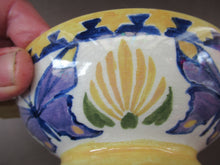 Load image into Gallery viewer, 1930s Lady Artist Hand Painted Pottery Quaich Signed J Liddell 
