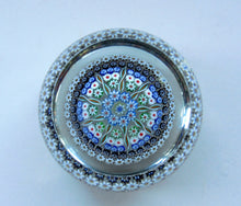 Load image into Gallery viewer, Large Caithness Whitefriars 1980s Millefiori Canes Paperweight

