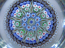 Load image into Gallery viewer, Large Caithness Whitefriars 1980s Millefiori Canes Paperweight
