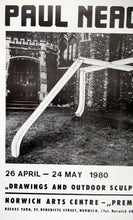 Load image into Gallery viewer, Pencil Signed 1980s Exhibition Poster: Paul Neagu Norwich
