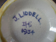 Load image into Gallery viewer, 1930s Lady Artist Hand Painted Pottery Quaich Signed J Liddell 
