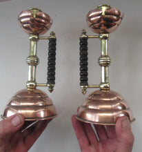 Load image into Gallery viewer, Pair Large Benham and Froud Christopher Dresser Aesthetic Movement Candlesticks
