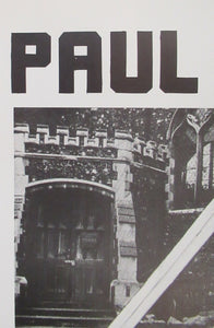 Pencil Signed 1980s Exhibition Poster: Paul Neagu Norwich