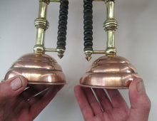 Load image into Gallery viewer, Pair Large Benham and Froud Christopher Dresser Aesthetic Movement Candlesticks
