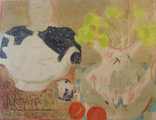 Load image into Gallery viewer, Still Life with Teapot, Daffodils, Mug and Oranges. Pierre Bonnard Style
