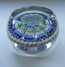 Load image into Gallery viewer, Large Caithness Whitefriars 1980s Millefiori Canes Paperweight
