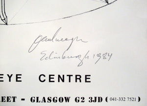 1979 Exhibition Poster for Paul Neagu Sculptures at the Third Eye Centre, Glasgow