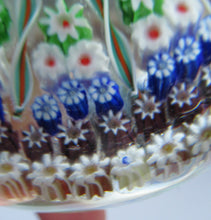 Load image into Gallery viewer, Large Caithness Whitefriars 1980s Millefiori Canes Paperweight
