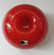 Load image into Gallery viewer, 1950s Glass Ball Candlestick, probably Swedish. Retailed by Wuidart Glass
