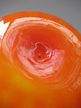 Load image into Gallery viewer, 1950s Glass Ball Candlestick, probably Swedish. Retailed by Wuidart Glass

