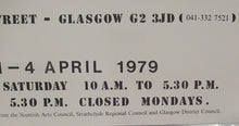 Load image into Gallery viewer, 1979 Exhibition Poster for Paul Neagu Sculptures at the Third Eye Centre, Glasgow
