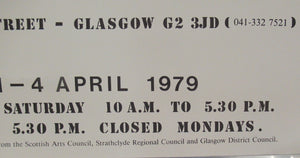 1979 Exhibition Poster for Paul Neagu Sculptures at the Third Eye Centre, Glasgow