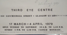 Load image into Gallery viewer, 1979 Exhibition Poster for Paul Neagu Sculptures at the Third Eye Centre, Glasgow
