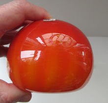 Load image into Gallery viewer, 1950s Glass Ball Candlestick, probably Swedish. Retailed by Wuidart Glass

