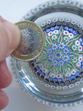 Load image into Gallery viewer, Large Caithness Whitefriars 1980s Millefiori Canes Paperweight

