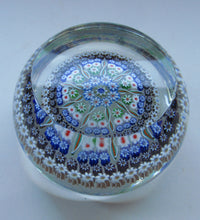Load image into Gallery viewer, Large Caithness Whitefriars 1980s Millefiori Canes Paperweight
