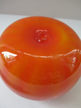 Load image into Gallery viewer, 1950s Glass Ball Candlestick, probably Swedish. Retailed by Wuidart Glass
