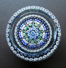 Load image into Gallery viewer, Large Caithness Whitefriars 1980s Millefiori Canes Paperweight
