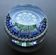 Load image into Gallery viewer, Large Caithness Whitefriars 1980s Millefiori Canes Paperweight
