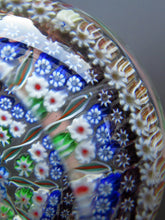 Load image into Gallery viewer, Large Caithness Whitefriars 1980s Millefiori Canes Paperweight
