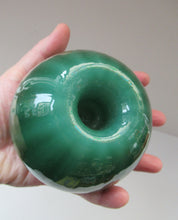 Load image into Gallery viewer, 1950s Glass Ball Candlestick, probably Swedish. Retailed by Wuidart Glass
