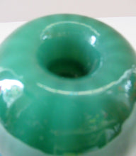Load image into Gallery viewer, 1950s Glass Ball Candlestick, probably Swedish. Retailed by Wuidart Glass
