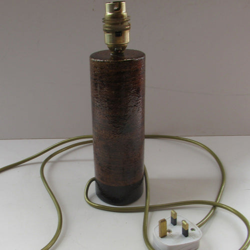 1960s Swedish Art Pottery Stoneware Table Lamp