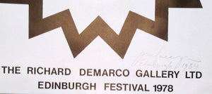 1978 Exhibition Poster for the Edinburgh International Festival. Paul Neagu at Richard Demarco Gallery