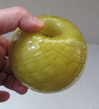 Load image into Gallery viewer, 1950s Glass Ball Candlestick, probably Swedish. Retailed by Wuidart Glass
