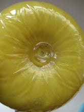 Load image into Gallery viewer, 1950s Glass Ball Candlestick, probably Swedish. Retailed by Wuidart Glass
