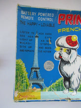 Load image into Gallery viewer, 1950s Japanese French Poodle Battery Operated Toy Dog
