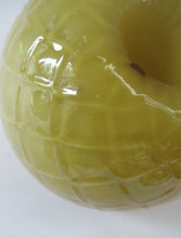 Load image into Gallery viewer, 1950s Glass Ball Candlestick, probably Swedish. Retailed by Wuidart Glass

