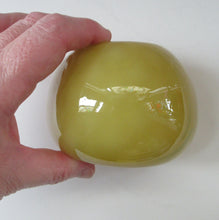Load image into Gallery viewer, 1950s Glass Ball Candlestick, probably Swedish. Retailed by Wuidart Glass
