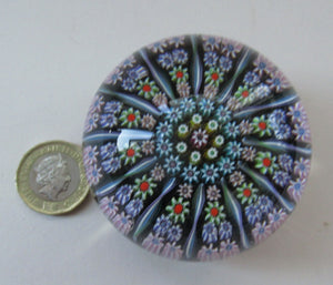 Vintage Scottish Paperweight Perthshire with 12 spokes