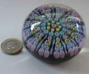 Vintage Scottish Paperweight Perthshire with 12 spokes