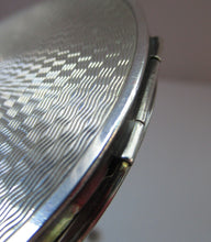 Load image into Gallery viewer, Vintage 1940s Hallmarked 1946 Solid Silver Powder Compact
