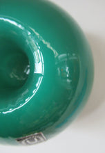 Load image into Gallery viewer, 1950s Glass Ball Candlestick, probably Swedish. Retailed by Wuidart Glass
