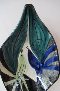 Highly Collectable Vintage Swedish STAVANGERFLINT Abstract Bird Design Dish. Designed by Inger Waage