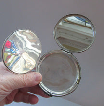 Load image into Gallery viewer, Vintage 1940s Hallmarked 1946 Solid Silver Powder Compact
