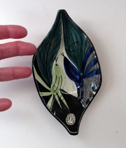 Highly Collectable Vintage Norwegian STAVANGERFLINT Abstract Bird Design Dish. Designed by Inger Waage