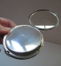 Load image into Gallery viewer, Vintage 1940s Hallmarked 1946 Solid Silver Powder Compact

