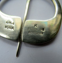 Load image into Gallery viewer, SILVER Penannular Brooch by Iain MacCormick of Iona after Alexander Ritchie
